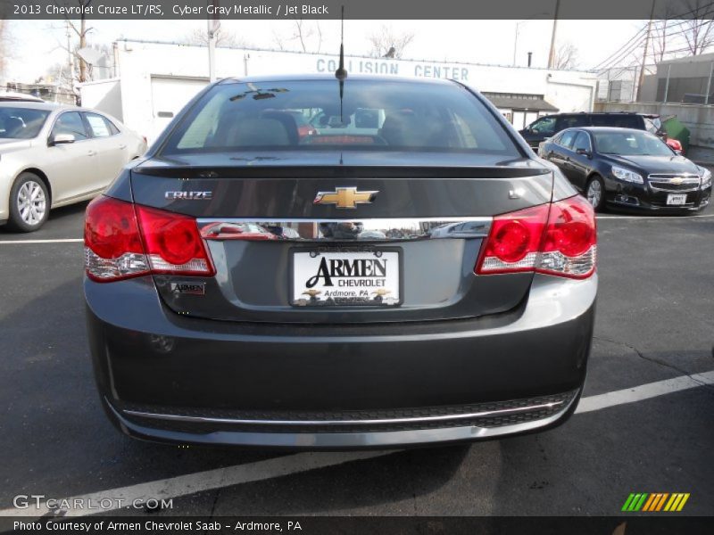Cyber Gray Metallic / Jet Black 2013 Chevrolet Cruze LT/RS