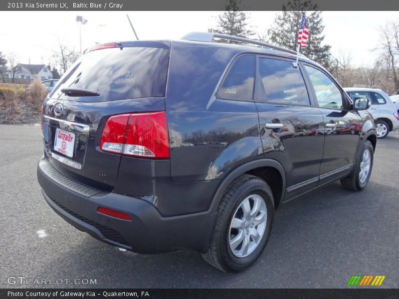 Baltic Blue / Gray 2013 Kia Sorento LX