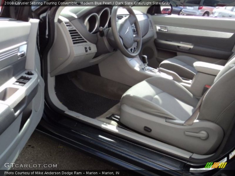 Modern Blue Pearl / Dark Slate Gray/Light Slate Gray 2008 Chrysler Sebring Touring Convertible