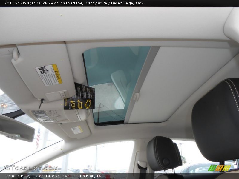 Candy White / Desert Beige/Black 2013 Volkswagen CC VR6 4Motion Executive