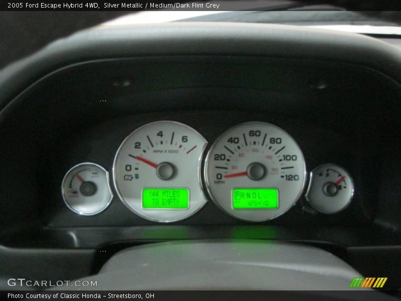 Silver Metallic / Medium/Dark Flint Grey 2005 Ford Escape Hybrid 4WD