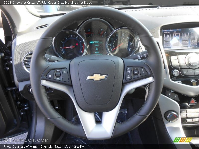 Cyber Gray Metallic / Jet Black 2013 Chevrolet Cruze LT/RS
