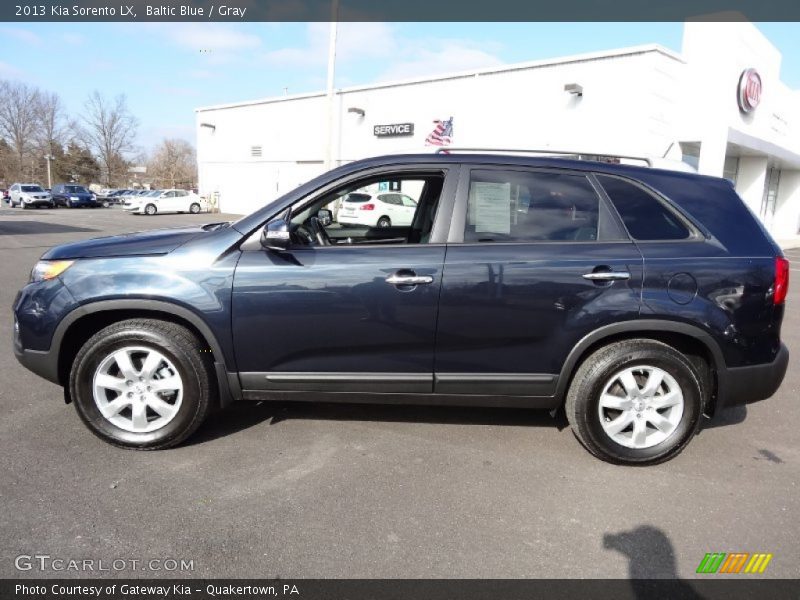 Baltic Blue / Gray 2013 Kia Sorento LX