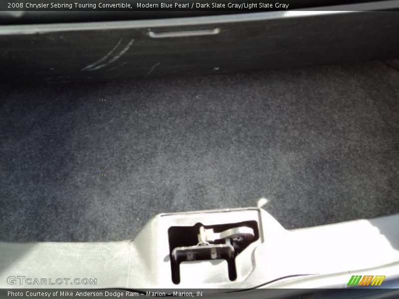 Modern Blue Pearl / Dark Slate Gray/Light Slate Gray 2008 Chrysler Sebring Touring Convertible