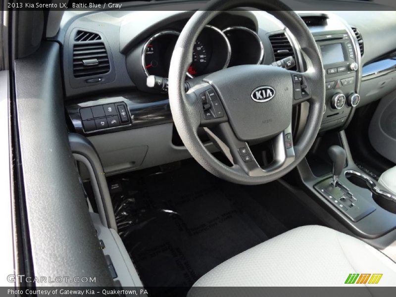 Baltic Blue / Gray 2013 Kia Sorento LX