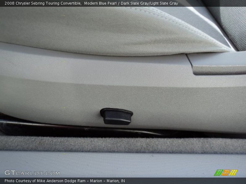 Modern Blue Pearl / Dark Slate Gray/Light Slate Gray 2008 Chrysler Sebring Touring Convertible