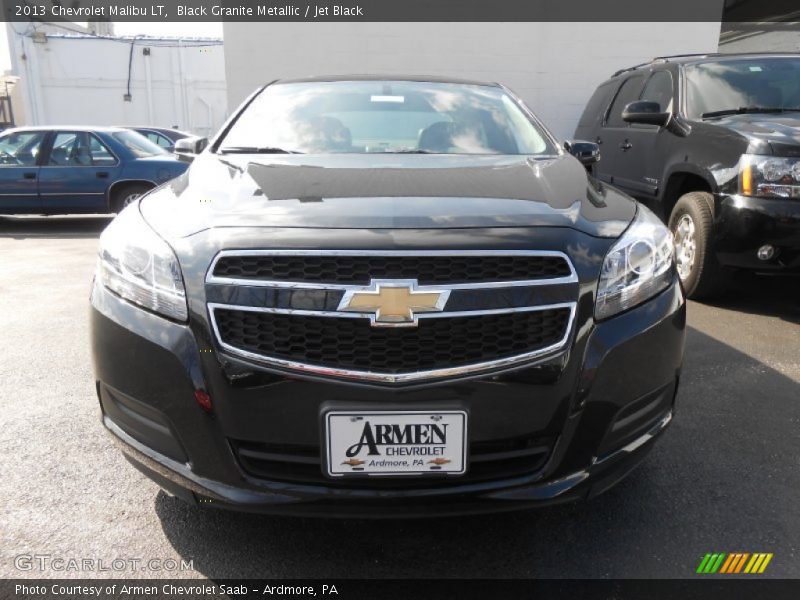 Black Granite Metallic / Jet Black 2013 Chevrolet Malibu LT