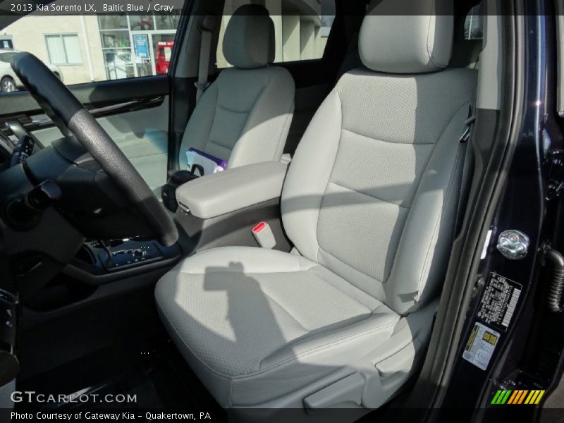 Baltic Blue / Gray 2013 Kia Sorento LX