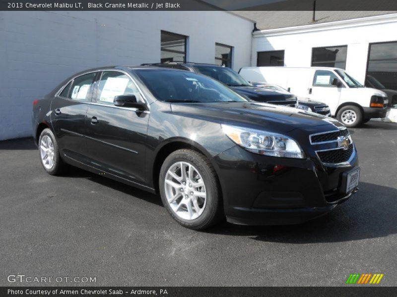 Black Granite Metallic / Jet Black 2013 Chevrolet Malibu LT