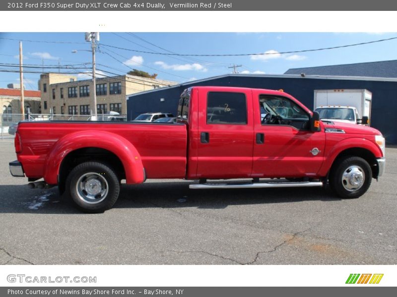  2012 F350 Super Duty XLT Crew Cab 4x4 Dually Vermillion Red