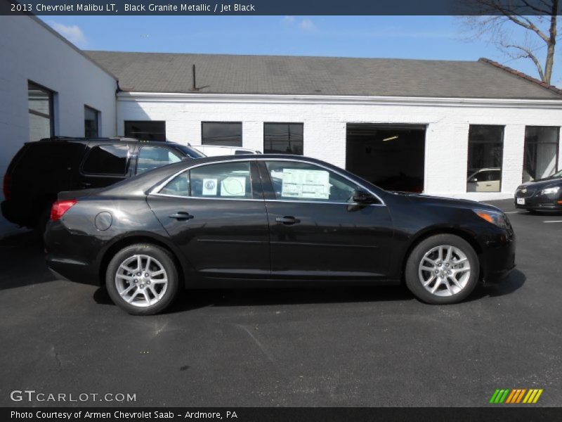 Black Granite Metallic / Jet Black 2013 Chevrolet Malibu LT