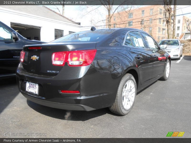 Black Granite Metallic / Jet Black 2013 Chevrolet Malibu LT