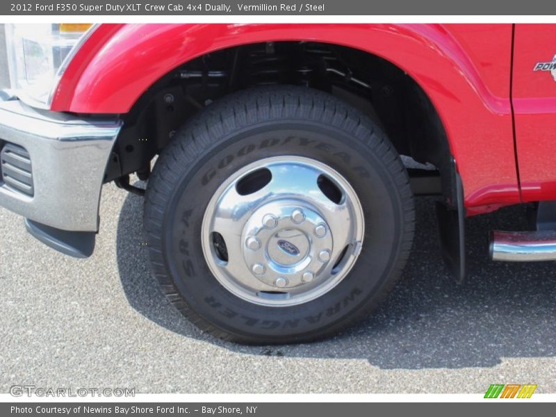 Vermillion Red / Steel 2012 Ford F350 Super Duty XLT Crew Cab 4x4 Dually