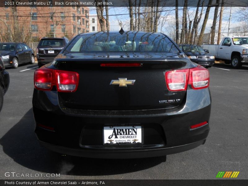 Black Granite Metallic / Jet Black 2013 Chevrolet Malibu LT