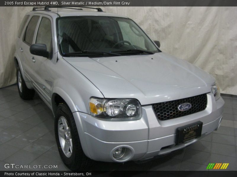 Silver Metallic / Medium/Dark Flint Grey 2005 Ford Escape Hybrid 4WD