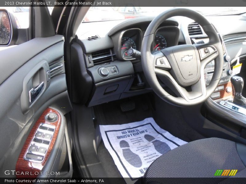Black Granite Metallic / Jet Black 2013 Chevrolet Malibu LT