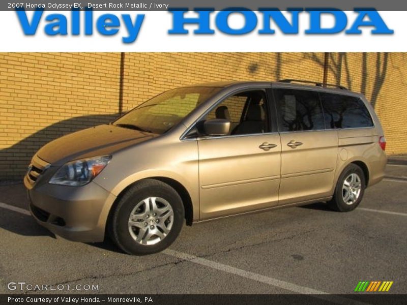 Desert Rock Metallic / Ivory 2007 Honda Odyssey EX