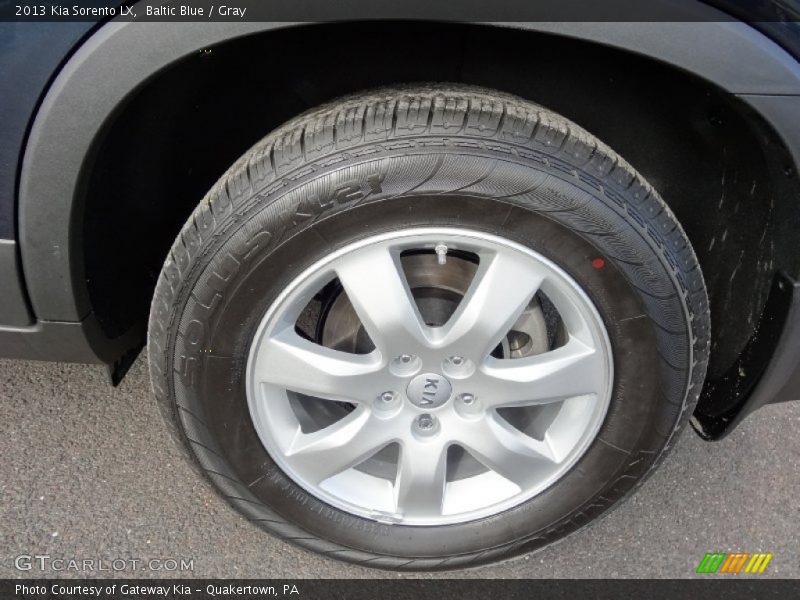 Baltic Blue / Gray 2013 Kia Sorento LX