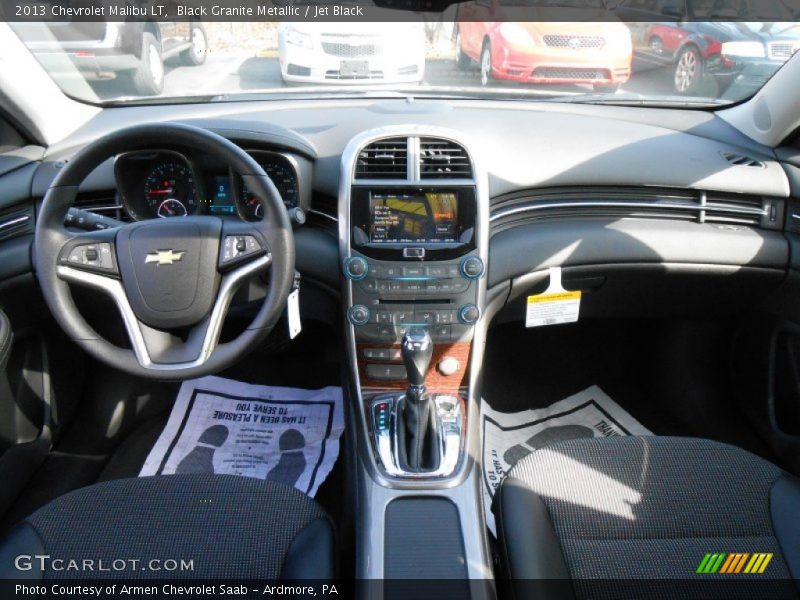 Black Granite Metallic / Jet Black 2013 Chevrolet Malibu LT