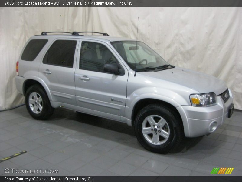Silver Metallic / Medium/Dark Flint Grey 2005 Ford Escape Hybrid 4WD