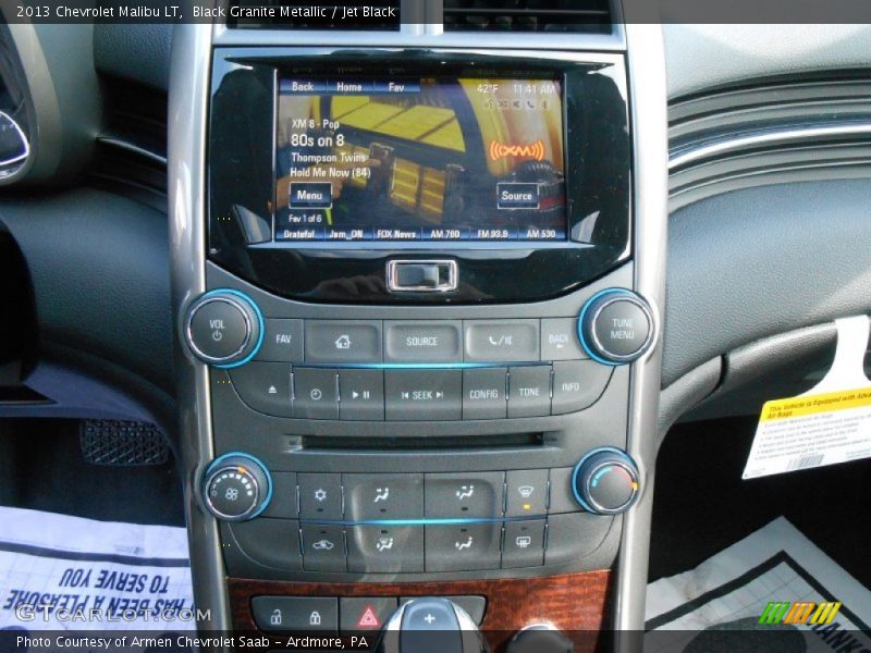 Black Granite Metallic / Jet Black 2013 Chevrolet Malibu LT