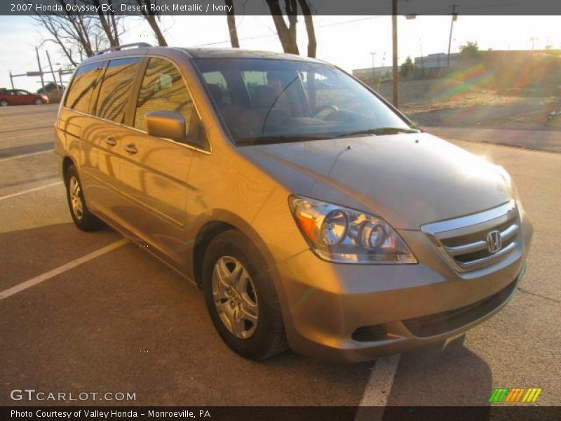 Desert Rock Metallic / Ivory 2007 Honda Odyssey EX