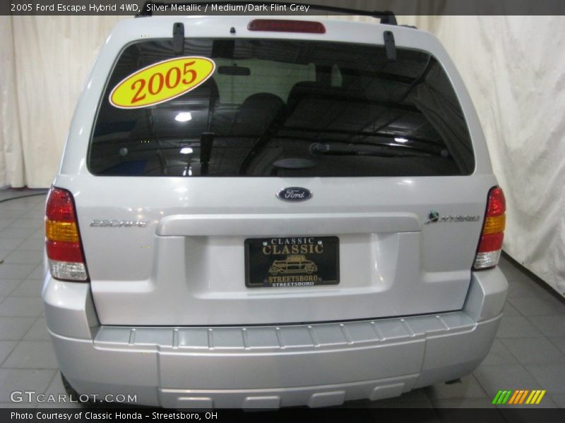 Silver Metallic / Medium/Dark Flint Grey 2005 Ford Escape Hybrid 4WD