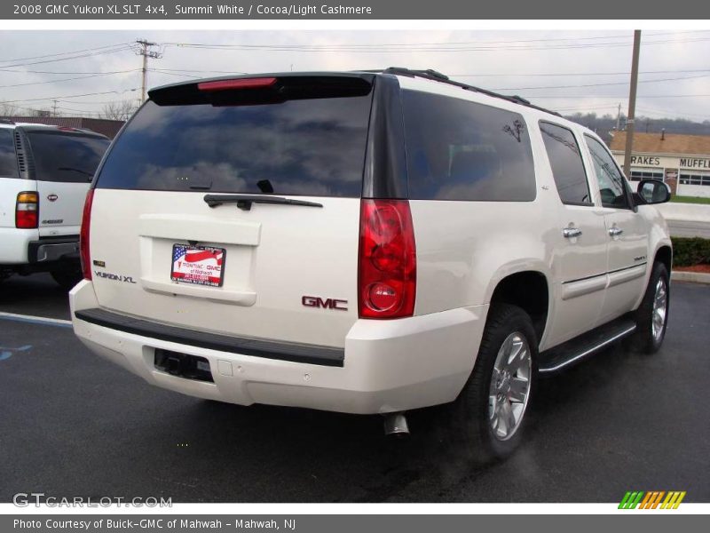 Summit White / Cocoa/Light Cashmere 2008 GMC Yukon XL SLT 4x4