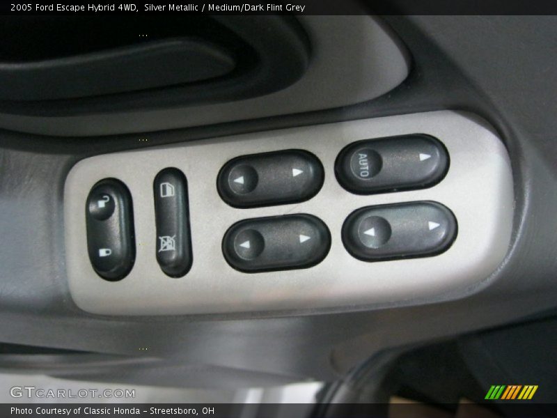 Silver Metallic / Medium/Dark Flint Grey 2005 Ford Escape Hybrid 4WD