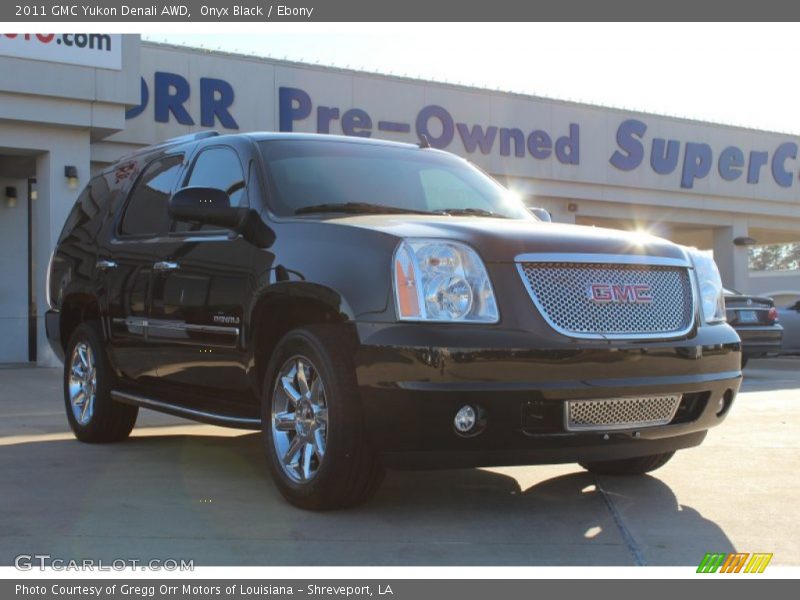Onyx Black / Ebony 2011 GMC Yukon Denali AWD