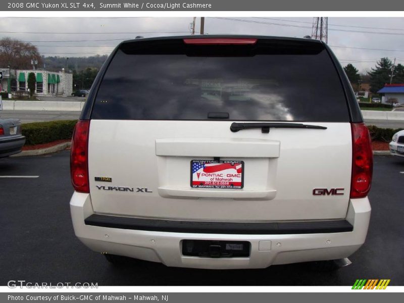 Summit White / Cocoa/Light Cashmere 2008 GMC Yukon XL SLT 4x4