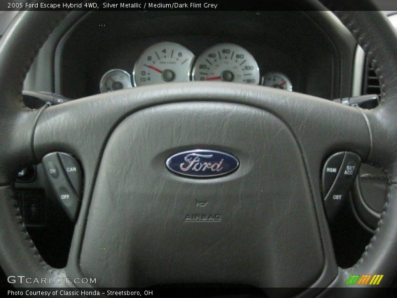 Silver Metallic / Medium/Dark Flint Grey 2005 Ford Escape Hybrid 4WD