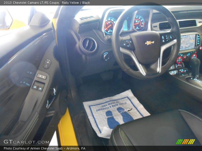 Rally Yellow / Black 2013 Chevrolet Camaro LT/RS Coupe
