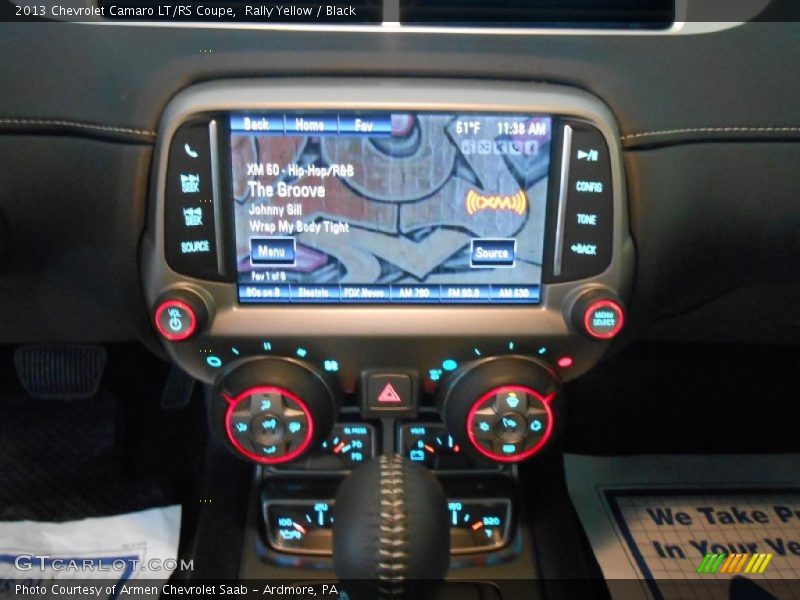 Controls of 2013 Camaro LT/RS Coupe