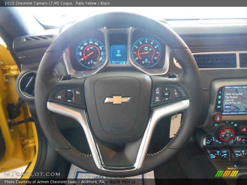 Rally Yellow / Black 2013 Chevrolet Camaro LT/RS Coupe