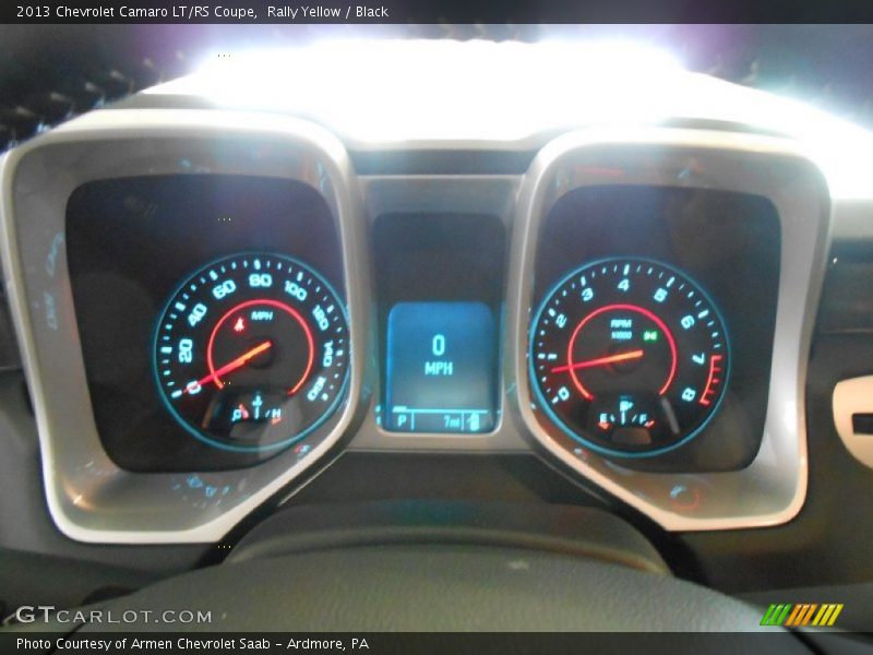 Rally Yellow / Black 2013 Chevrolet Camaro LT/RS Coupe