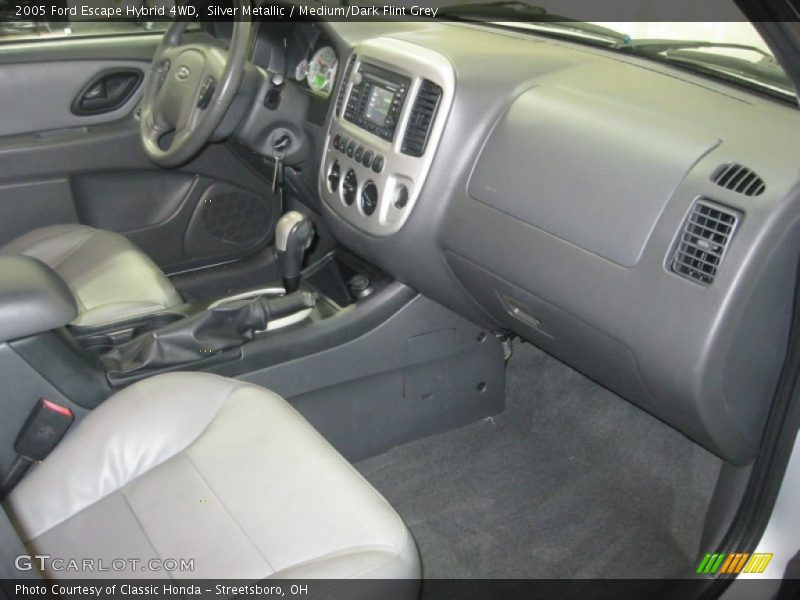 Silver Metallic / Medium/Dark Flint Grey 2005 Ford Escape Hybrid 4WD