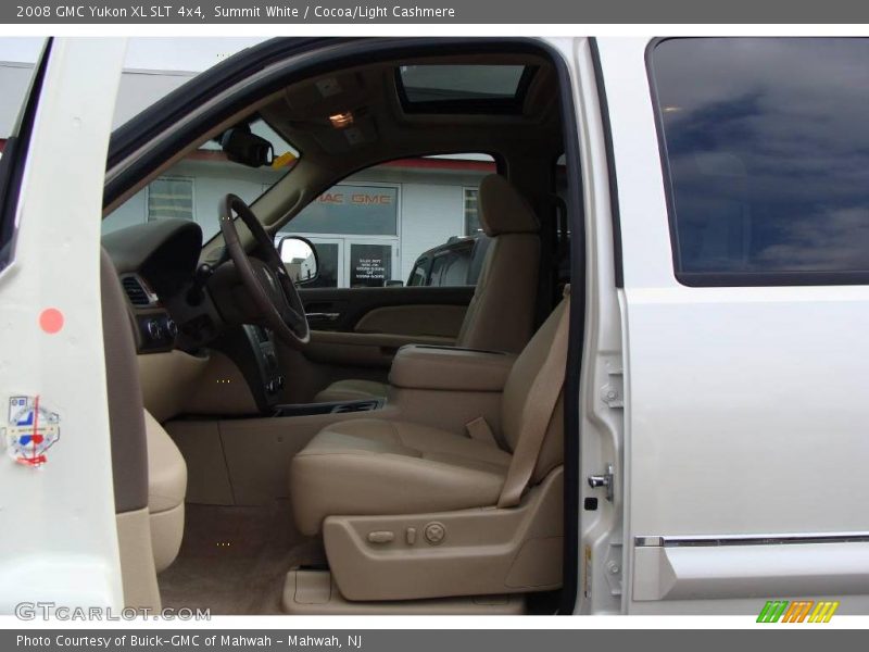 Summit White / Cocoa/Light Cashmere 2008 GMC Yukon XL SLT 4x4