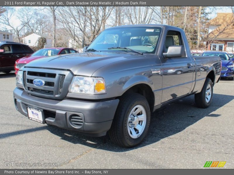 Dark Shadow Grey Metallic / Medium Dark Flint 2011 Ford Ranger XL Regular Cab