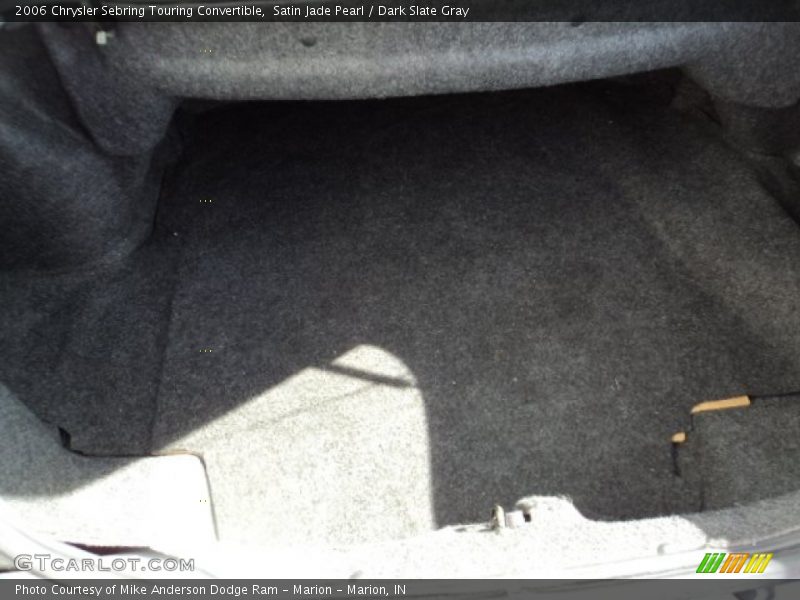 Satin Jade Pearl / Dark Slate Gray 2006 Chrysler Sebring Touring Convertible