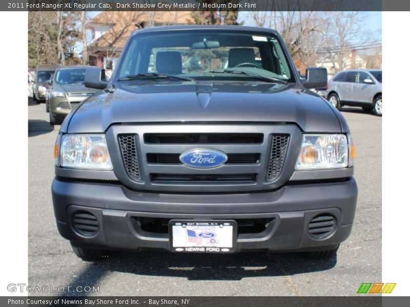 Dark Shadow Grey Metallic / Medium Dark Flint 2011 Ford Ranger XL Regular Cab