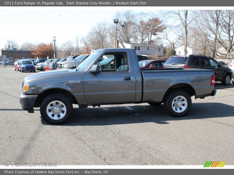 Dark Shadow Grey Metallic / Medium Dark Flint 2011 Ford Ranger XL Regular Cab