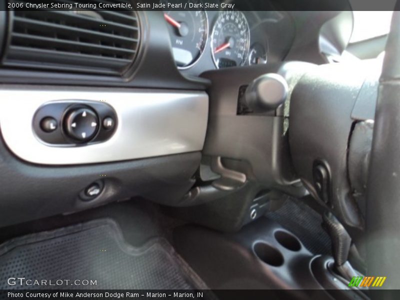Satin Jade Pearl / Dark Slate Gray 2006 Chrysler Sebring Touring Convertible