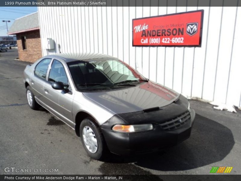 Brite Platinum Metallic / Silverfern 1999 Plymouth Breeze