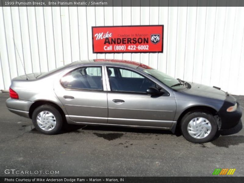 Brite Platinum Metallic / Silverfern 1999 Plymouth Breeze