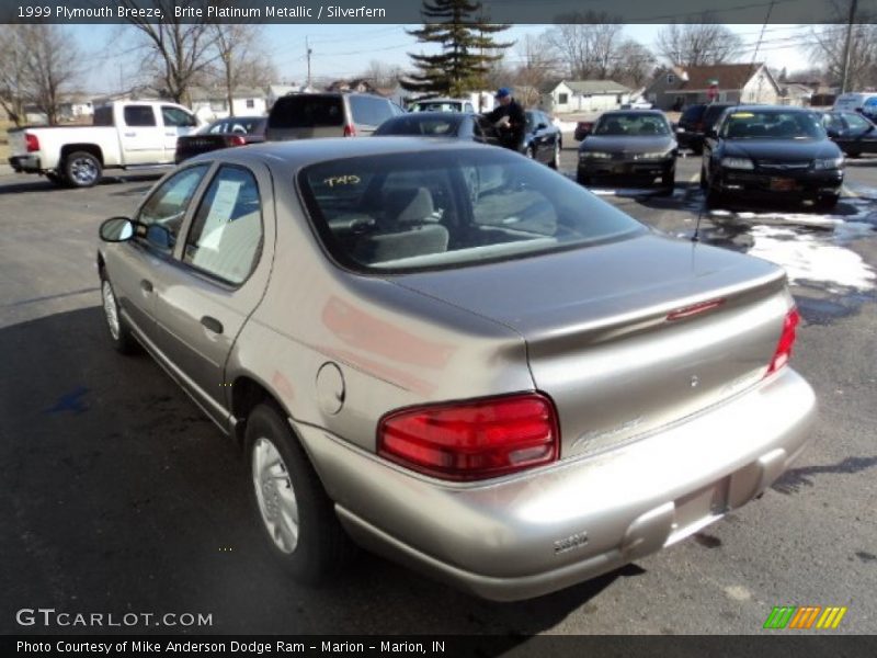 Brite Platinum Metallic / Silverfern 1999 Plymouth Breeze