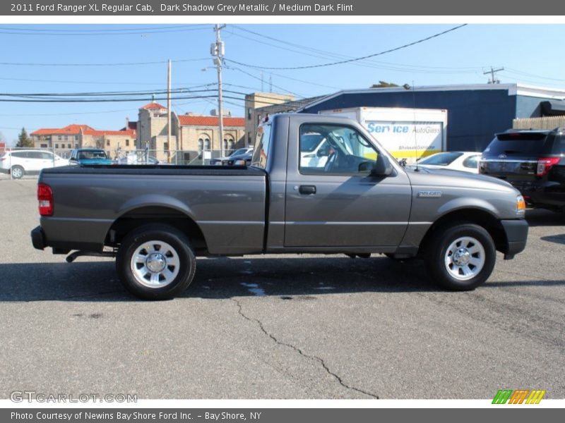 Dark Shadow Grey Metallic / Medium Dark Flint 2011 Ford Ranger XL Regular Cab