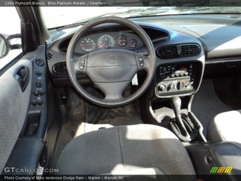 Brite Platinum Metallic / Silverfern 1999 Plymouth Breeze