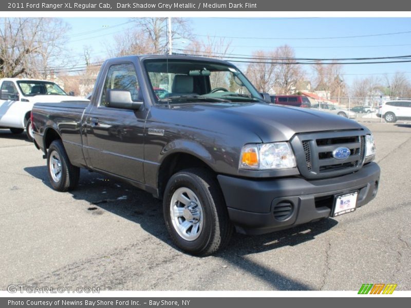 Dark Shadow Grey Metallic / Medium Dark Flint 2011 Ford Ranger XL Regular Cab