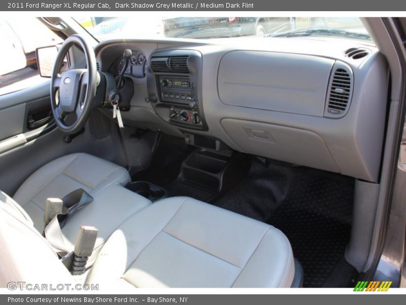 Dark Shadow Grey Metallic / Medium Dark Flint 2011 Ford Ranger XL Regular Cab